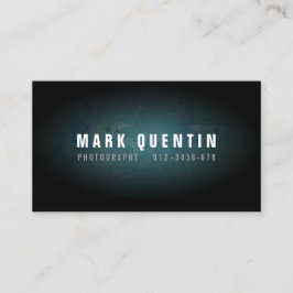 Glow in der dunklen Grunge Fotografy Business Card Visitenkarte