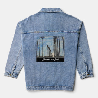 Glow Like van Gogh Denim Jacket
