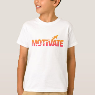 Glow motivieren - Dynamisches Gradientdesign T-Shirt