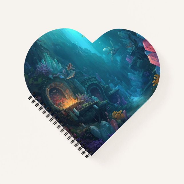 Glow of the Forgotten Depths Notizbuch (Vorderseite)