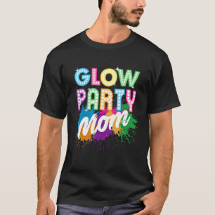 Glow Party Mama Retro Glow Party 80er Kostüm T-Shirt