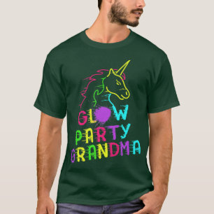 Glow Party Oma s Women Cool Bday Crazy Par T-Shirt