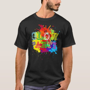Glow Party Splash farbig T-Shirt
