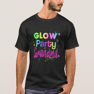 Glow Party Squad Oma Paint Spritzer Glow Party T-Shirt