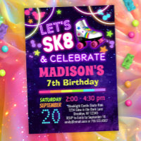 Glow Skaten SK8 & Celebrate Geburtstagsparty