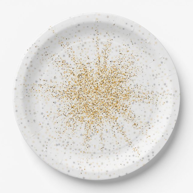 Glow Star 2 Pappteller (Vorderseite)