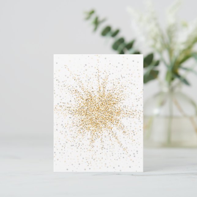 Glow Star 2 Postkarte (Stehend Vorderseite)