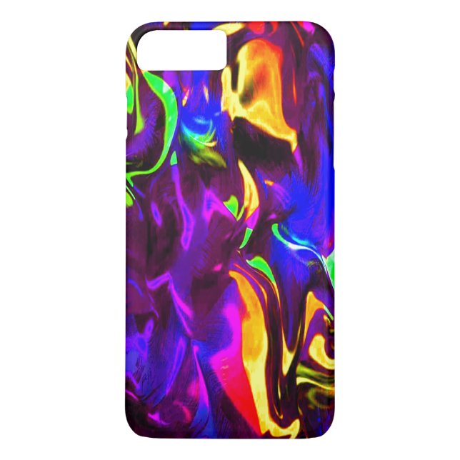 Glow Stick Rave Feuerkleckse Regenbogen Case-Mate iPhone Hülle (Rückseite)