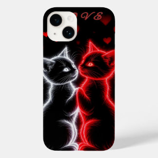 "Glow Together - Cat Couple Case" Case-Mate iPhone 14 Hülle