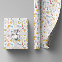 Glow Up Skincare Geschenkverpackungspapier Rolle