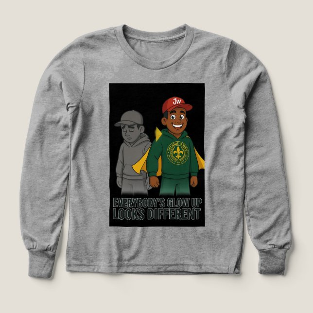 Glow-Up T-Shirt (Design Vorderseite)