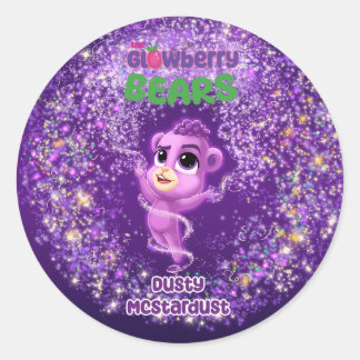 Glowberry Bears Dusty MCstardust Sticker