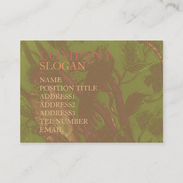 Glowbird Visitenkarte (Vorderseite)