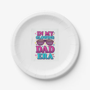 Glowing Dad Era Vintage Gravur Shirt Design_1 Pappteller