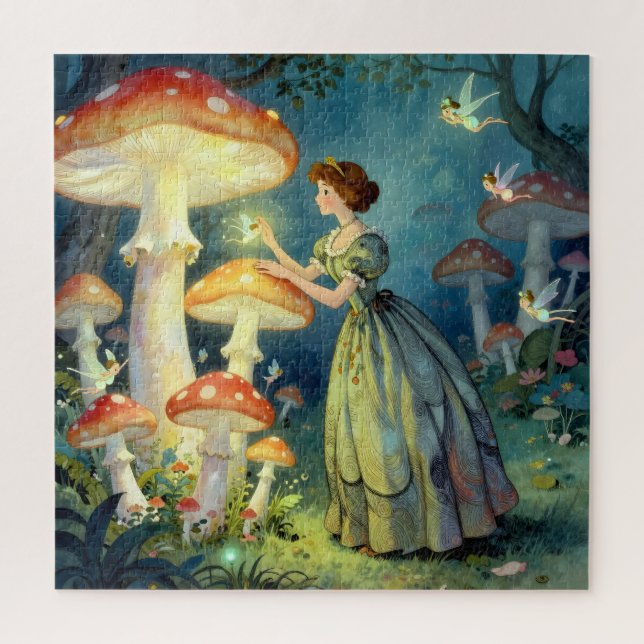 Glowing giant mushroom garden (Vertikal)