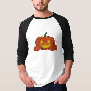 Glowing Jack-o'-Lantern Pumpkin T-Shirt