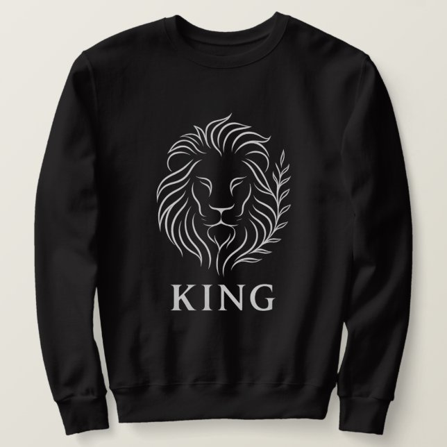 Glowing Lion & Aura Flow Sweatshirt (Design vorne)