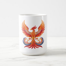 Glowing mythological Fantasy Phoenix Bird Kaffeetasse