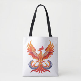 Glowing mythological Fantasy Phoenix Bird Tasche