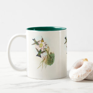 Glowing Puff-Leg von John Gould Zweifarbige Tasse