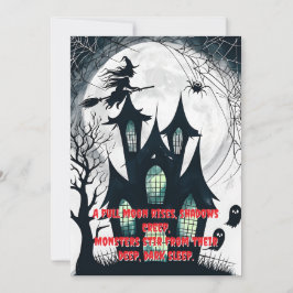 Glowing Windows Haunted House Einladung