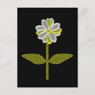 Glows Daisy Blume Postcard Postkarte