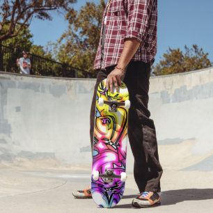 Glows Graffiti Skateboard