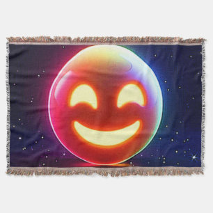 Glows Happy Orb Emoji Decke