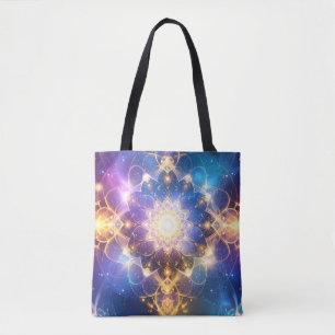 Glows Lotus Mandala Art Tasche
