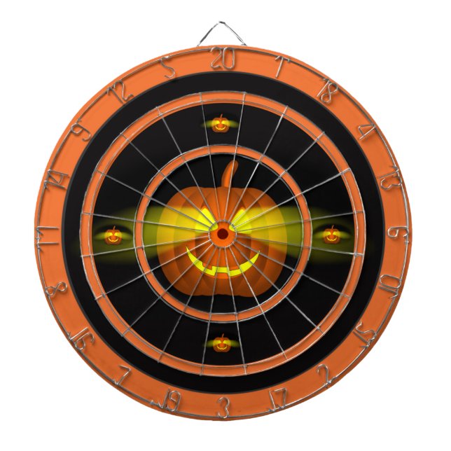 Glows Pumpkin - Dartscheibe (vorne)
