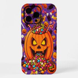 Glows Pumpkin Halloween Phone Case iPhone 16 Pro Max Hülle