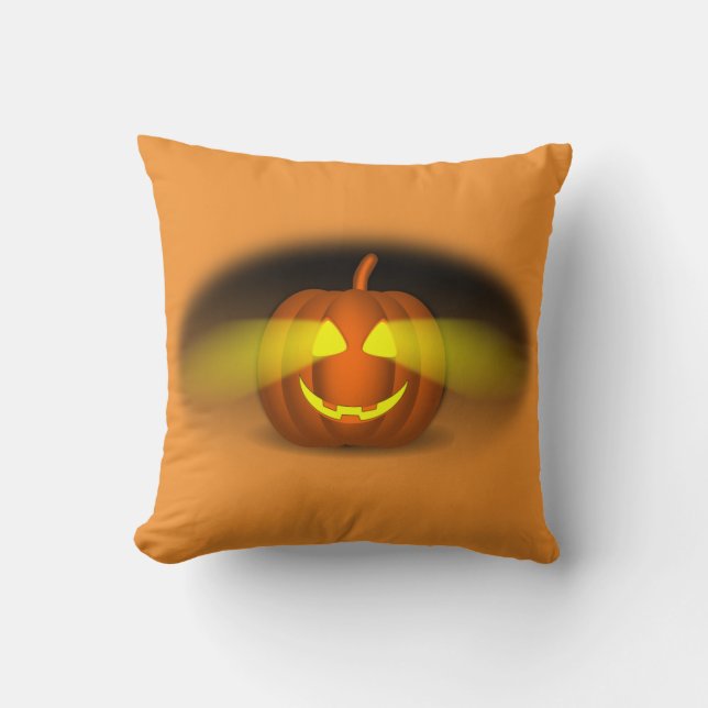 Glows Pumpkin - Kissen (Vorderseite)