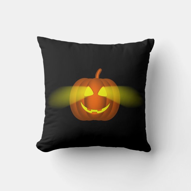 Glows Pumpkin - Kissen (Vorderseite)