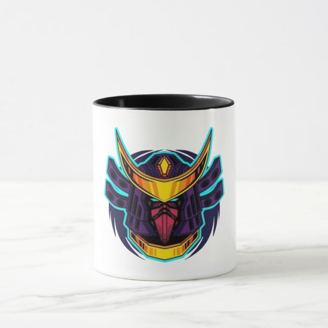 Glows Samurai Warrior Tasse (Zentrum)