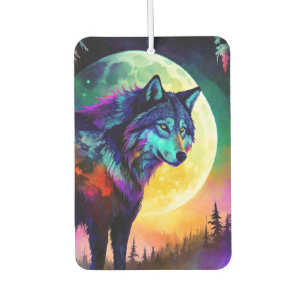 Glows Wolf Autolufterfrischer