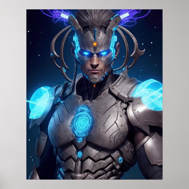 Glows Zeus Cyborg Poster (Vorne)