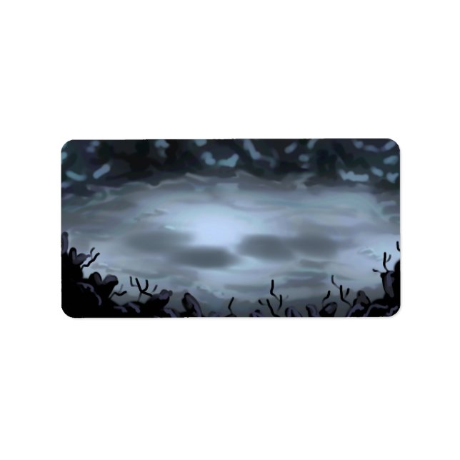 Glowy Clearing Adressaufkleber (Vorne)