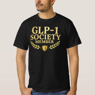 GLP-1 Ozempic Wellness Club Minimalistisches Mediz T-Shirt