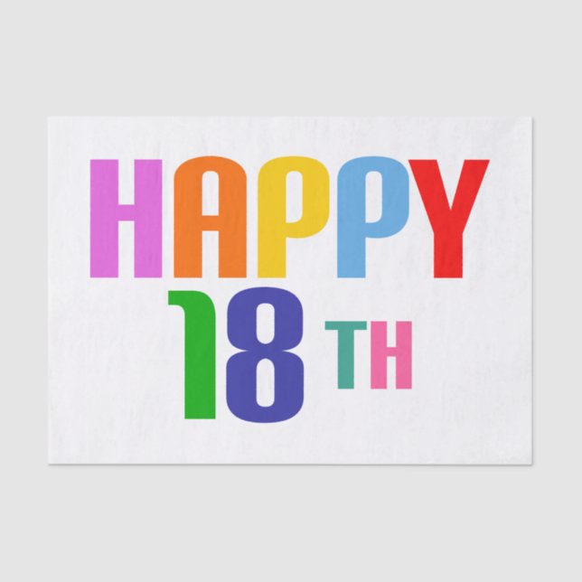 Glück 18. seidenpapier (Vorderseite)