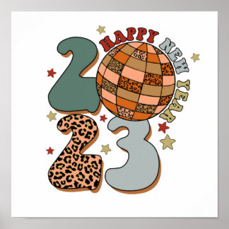 Glück 2023 | Neujahr 2023 | Frohes Neues Jahr Poster
