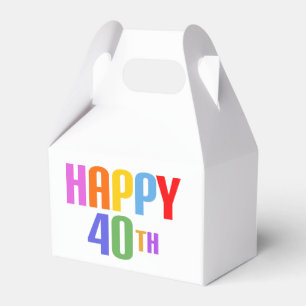 Glück 40. geschenkschachtel