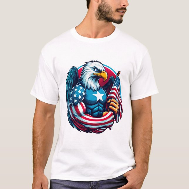 Glück 4. JULY T - Shirt (Vorderseite)