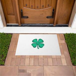 Glück 4 Leaf Irish Clover große Tür Fußmatte