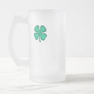 Glück 4 Leaf Irish Clover mattierte Tasse