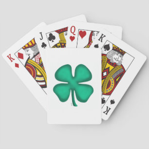 Glück 4 Leaf Irish Clover Poker spielt Karten Spielkarten