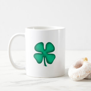 Glück 4 Leaf Irish Clover Tasse