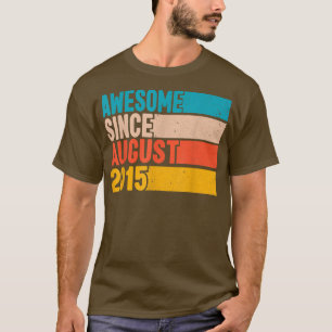 Glück 7. Geburtstag 7 Jahre Phantastisch seit Augu T-Shirt