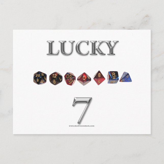 Glück 7 postkarte (Vorderseite)