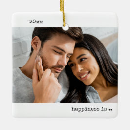 Glück als Eltern zu sein 2 Foto Minimalistisch Keramikornament