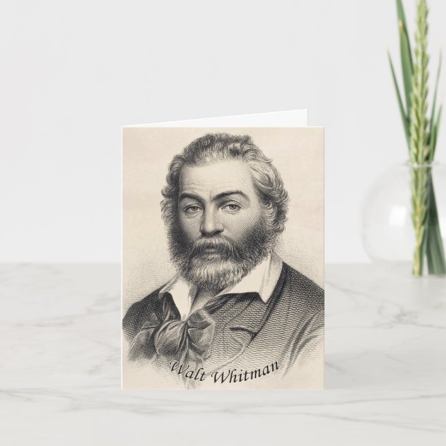 Glück... an diesem Ort Whitman Jahrestag Karte (Vorderseite)